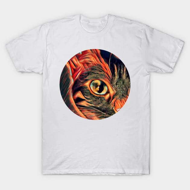Daring floppy cat T-Shirt by GoranDesign